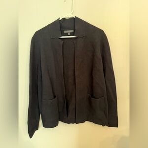 Banana Republic Charcoal Open Front Jacket
